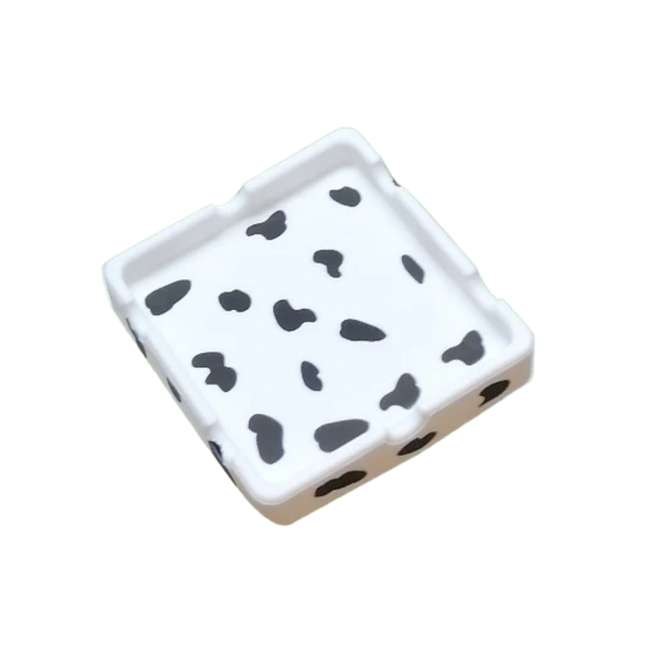 COW SQUARE SILICONE PREMIUM ASHTRAY (1CT)